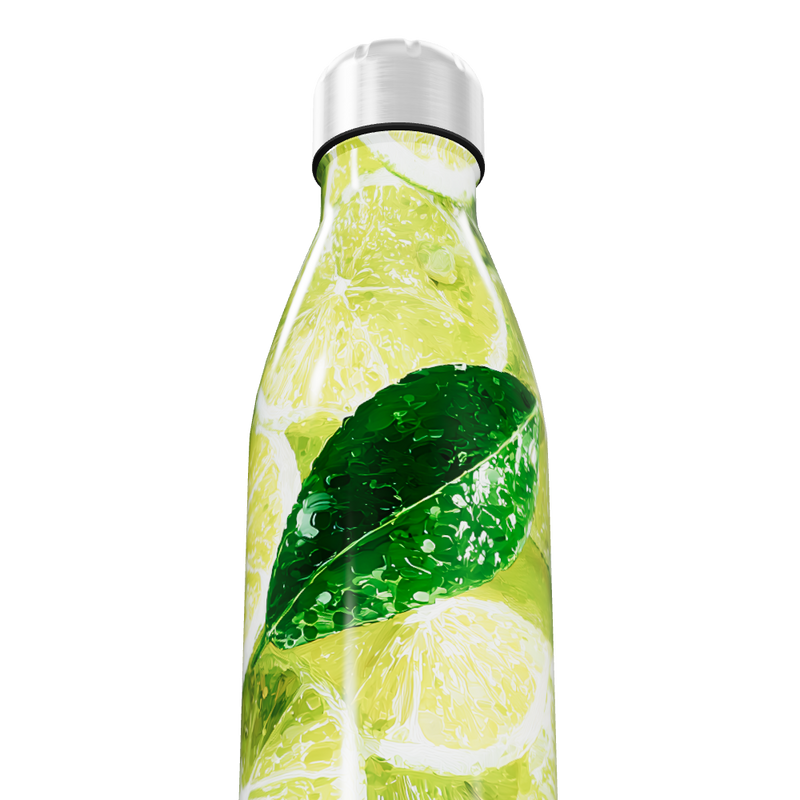 Garrafa Inox - Estampa Limões