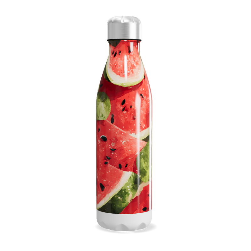 Garrafa Inox - Estampa Melancia Colorida