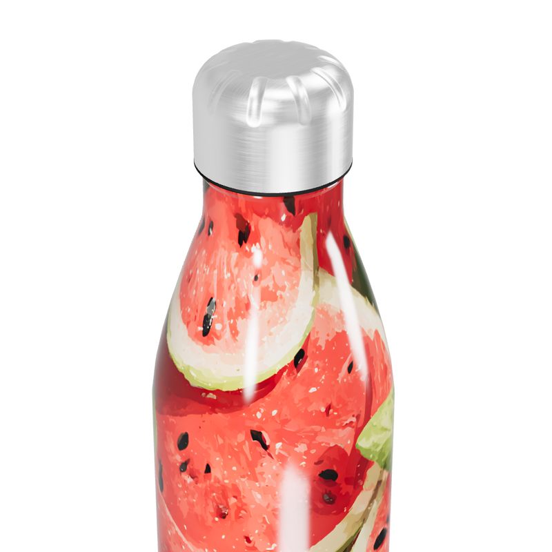 Garrafa Inox - Estampa Melancia Colorida