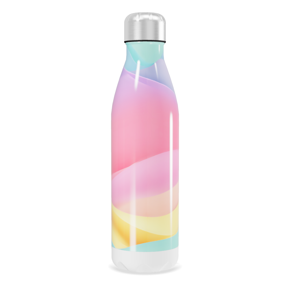 Garrafa Inox - Multicolorida Pastel