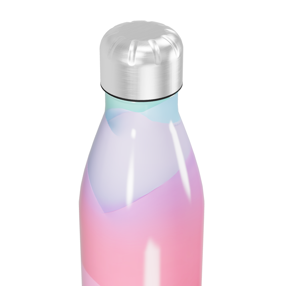 Garrafa Inox - Multicolorida Pastel