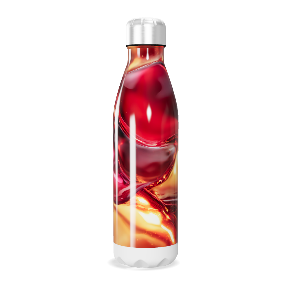 Garrafa Inox - Estampa Colorida Abstrata