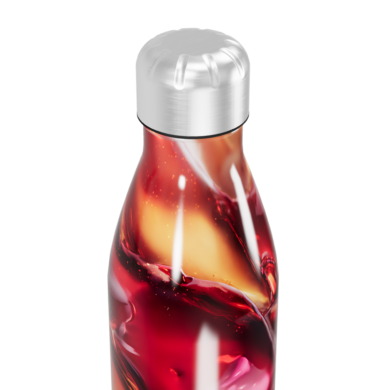 Garrafa Inox - Estampa Colorida Abstrata