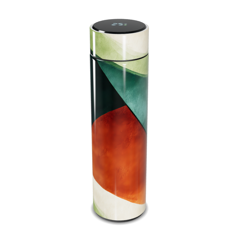 Garrafa Térmica Touch - Design Colorido Abstrato