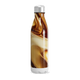 Garrafa Inox - Design Marrom e Branco