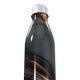 Garrafa Inox - Preta com Design Ondulado