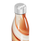 Garrafa Inox - Estampa Laranja e Branca