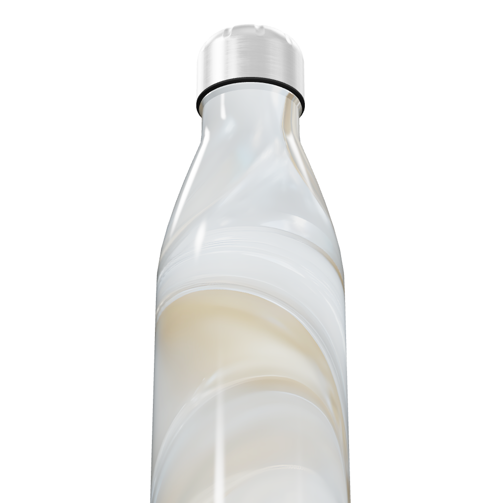 Garrafa Inox - Marmorizada Branca