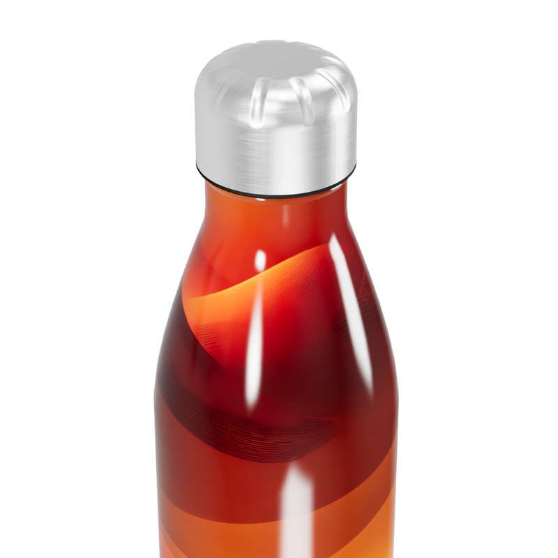 Garrafa Inox - Estampa Degradê Laranja