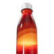 Garrafa Inox - Estampa Degradê Laranja