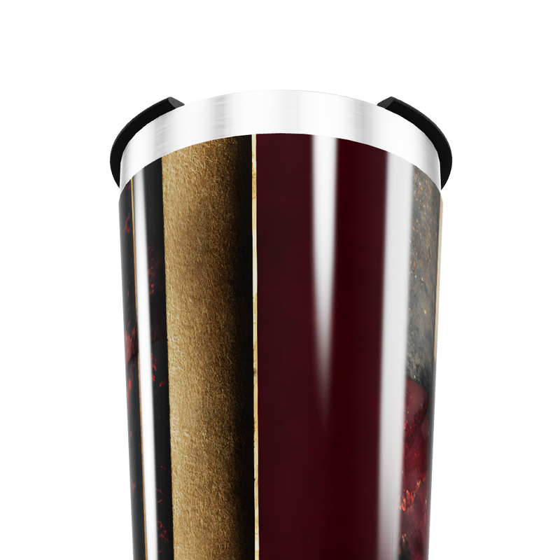 Copo Térmico - Com Listras Douradas