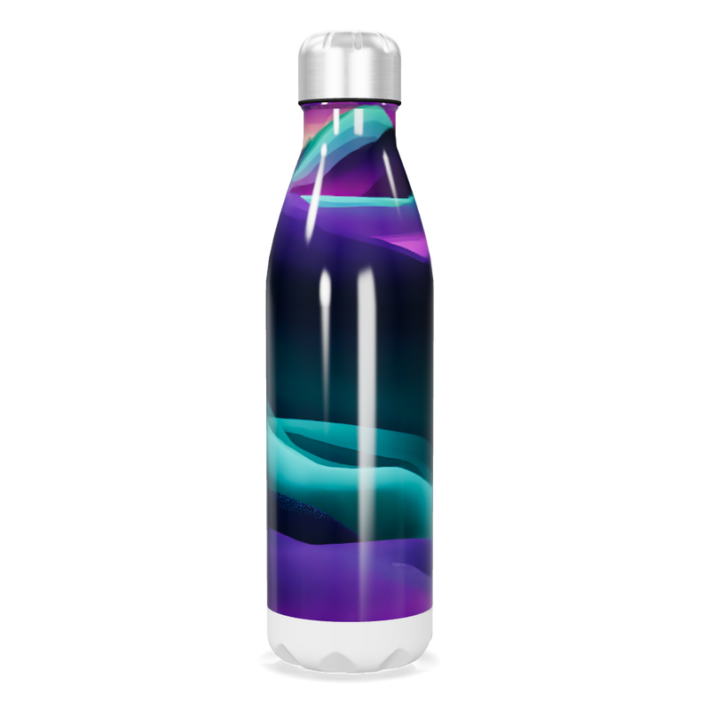 Garrafa Inox - Estampa Colorida Abstrata