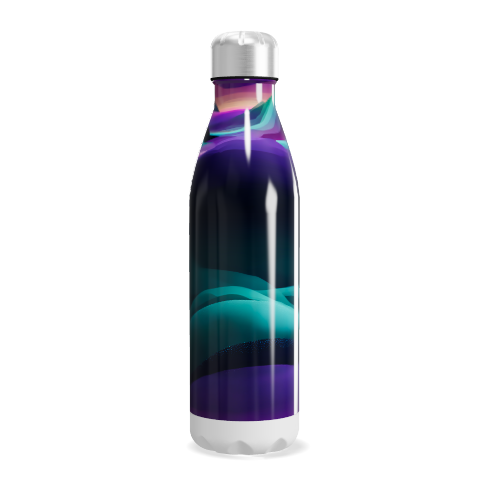 Garrafa Inox - Estampa Colorida Abstrata