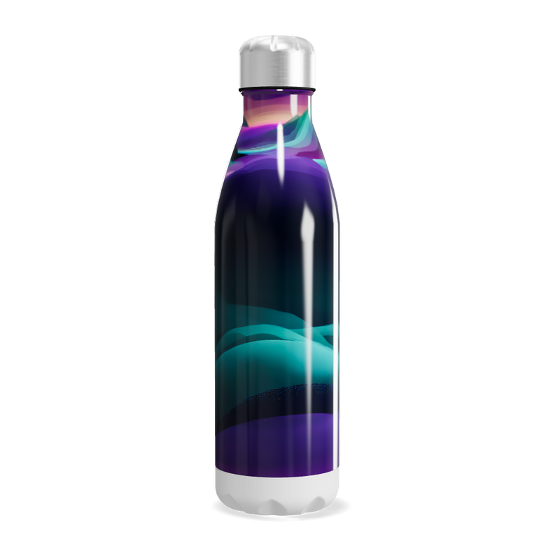 Garrafa Inox - Estampa Colorida Abstrata