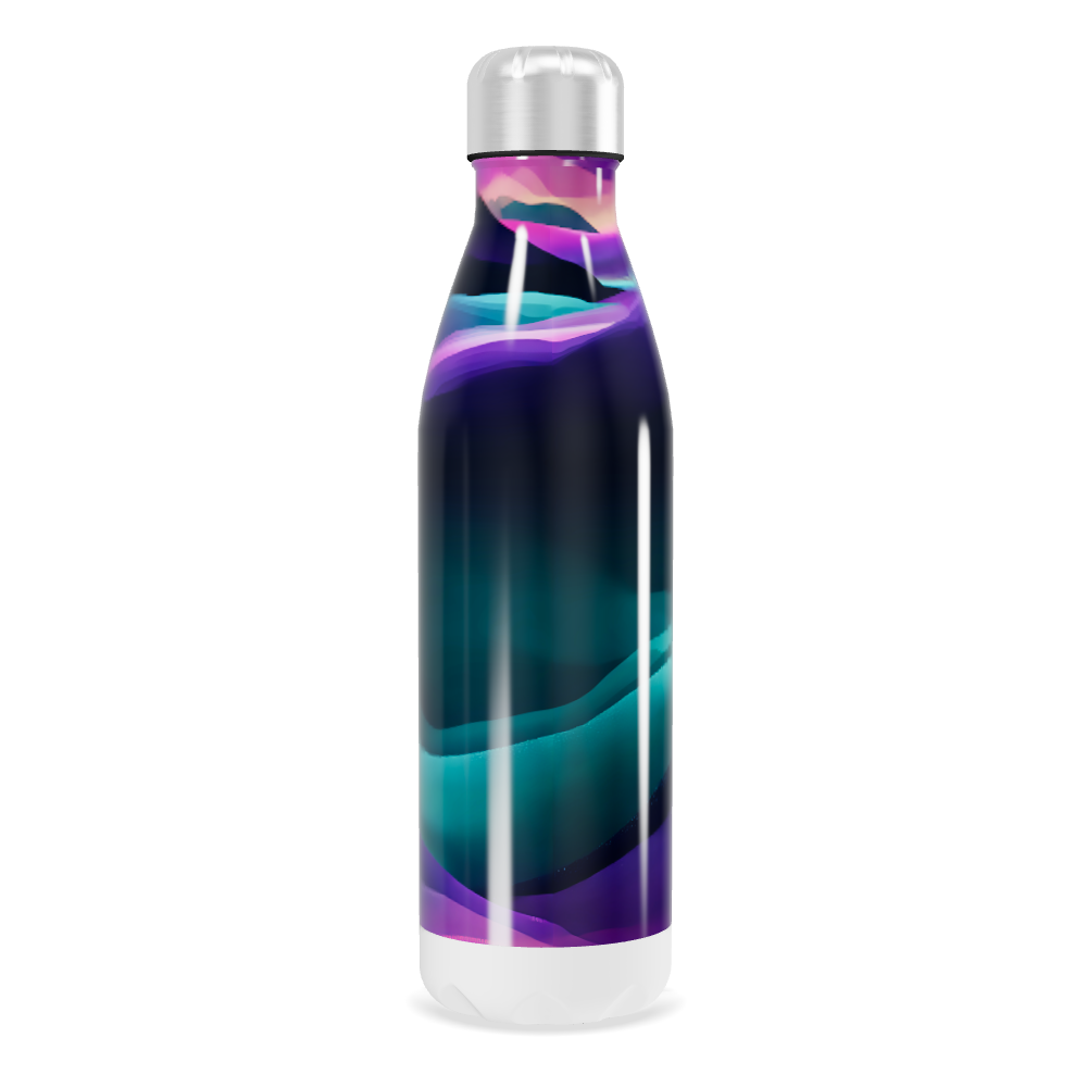 Garrafa Inox - Estampa Colorida Abstrata