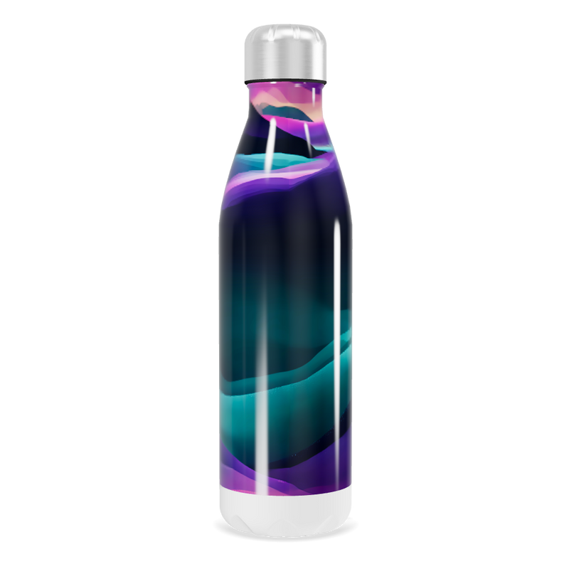 Garrafa Inox - Estampa Colorida Abstrata