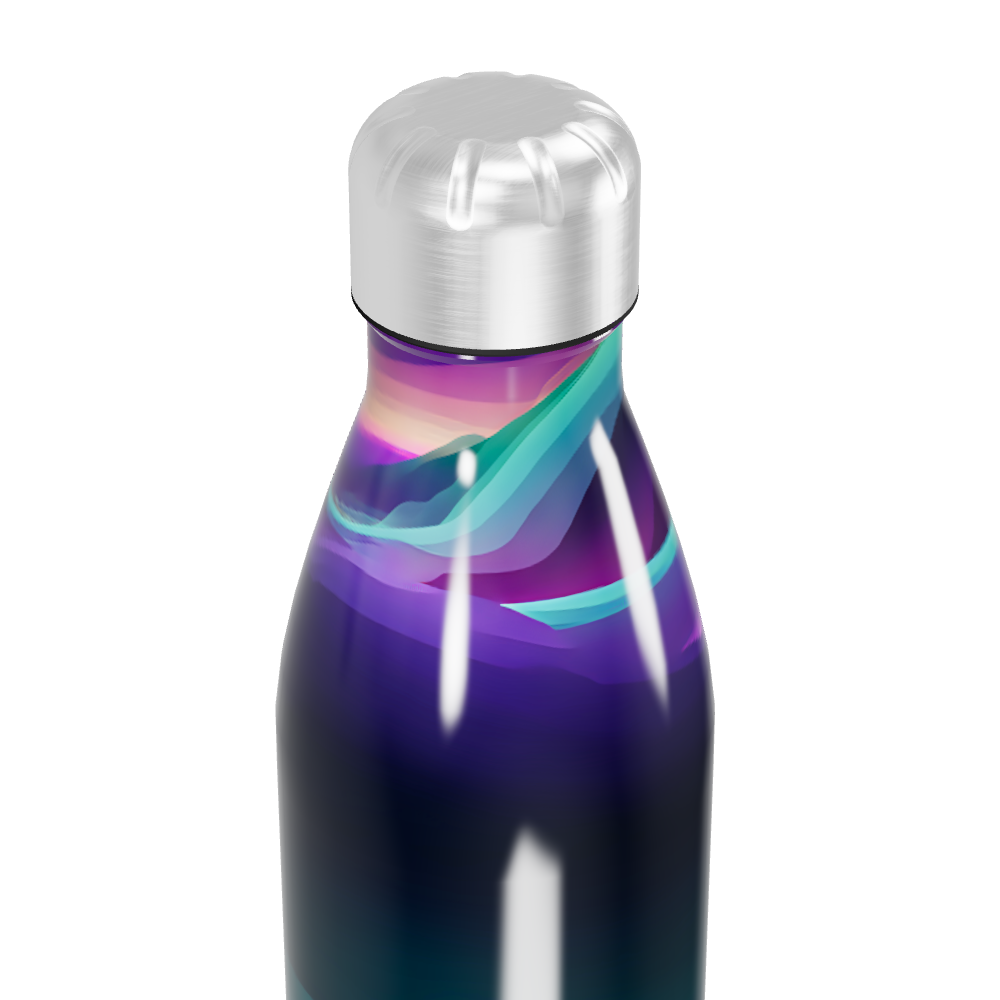 Garrafa Inox - Estampa Colorida Abstrata