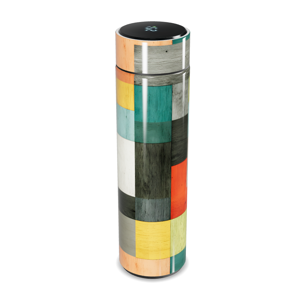 Garrafa Térmica Touch - Estampa Colorida