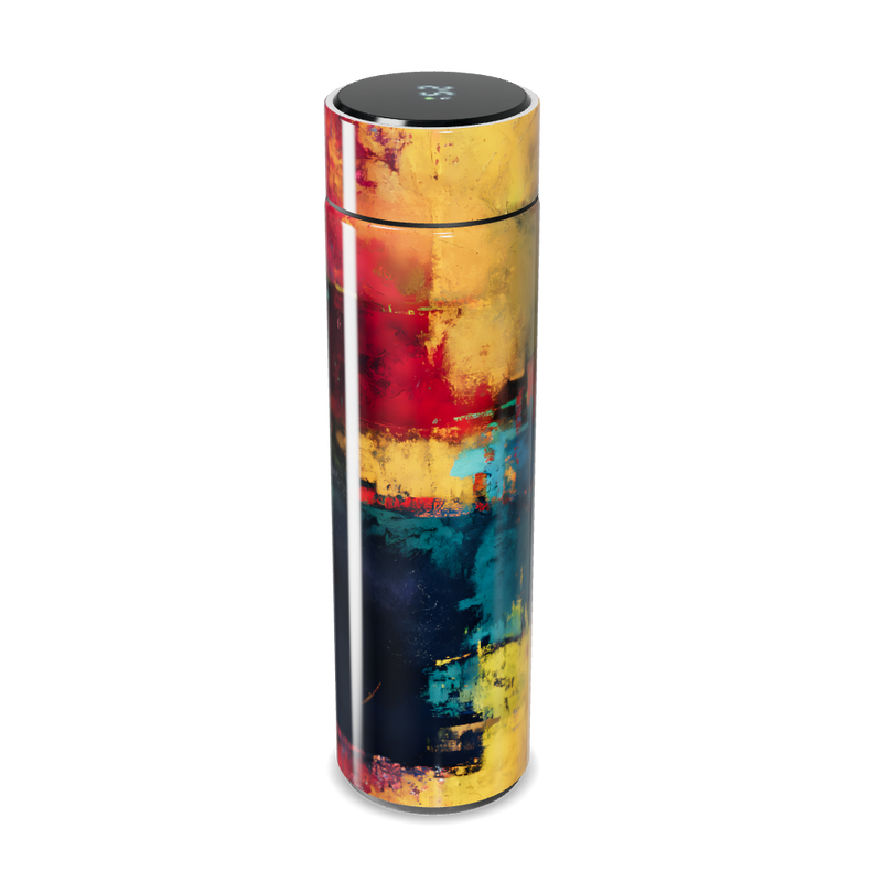 Garrafa Térmica Touch - Estampa Colorida Abstrata