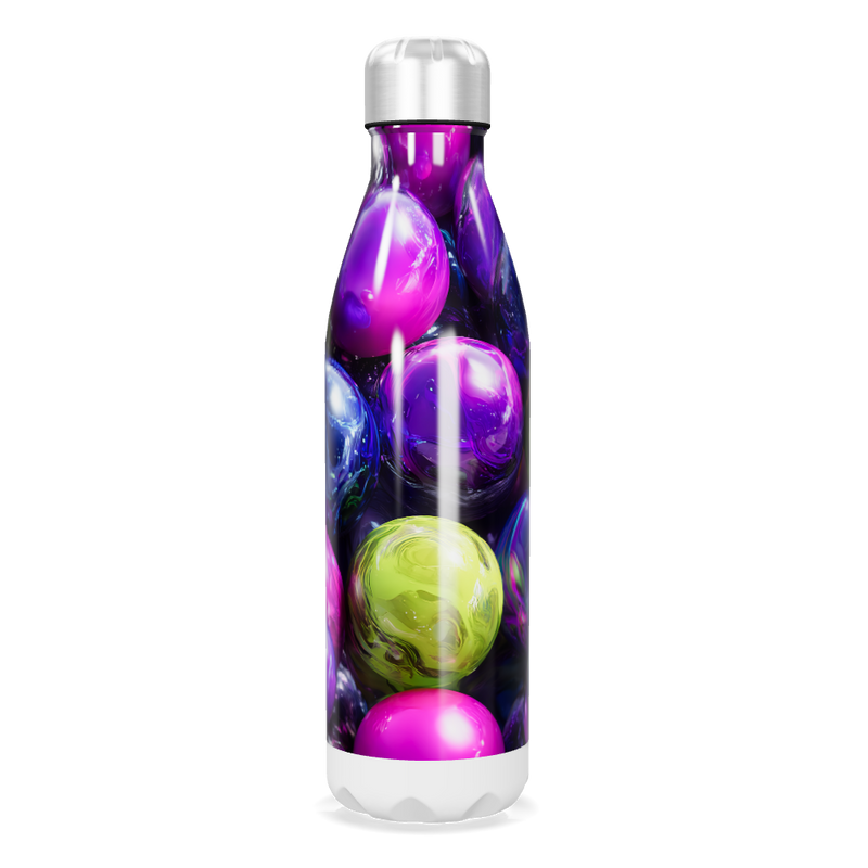 Garrafa Inox - Estampa Colorida Esferas