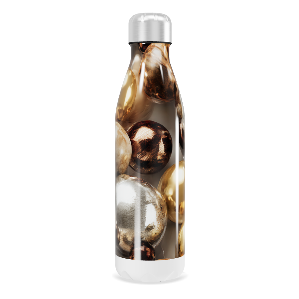 Garrafa Inox - Estampa Metálica Colorida