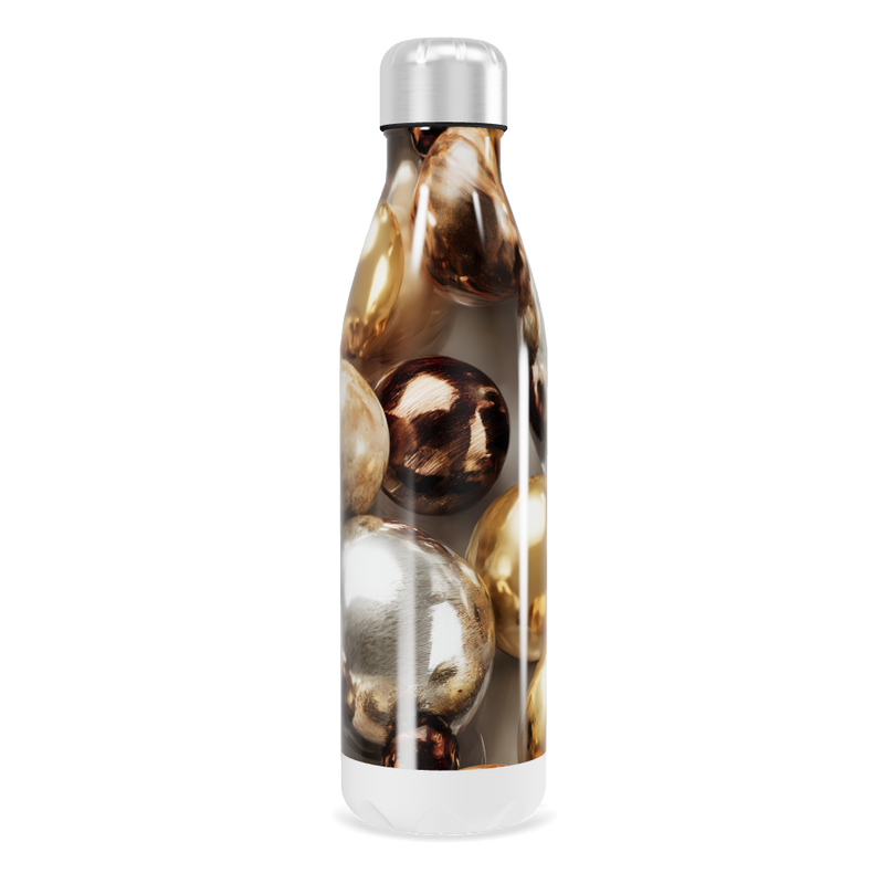 Garrafa Inox - Estampa Metálica Colorida