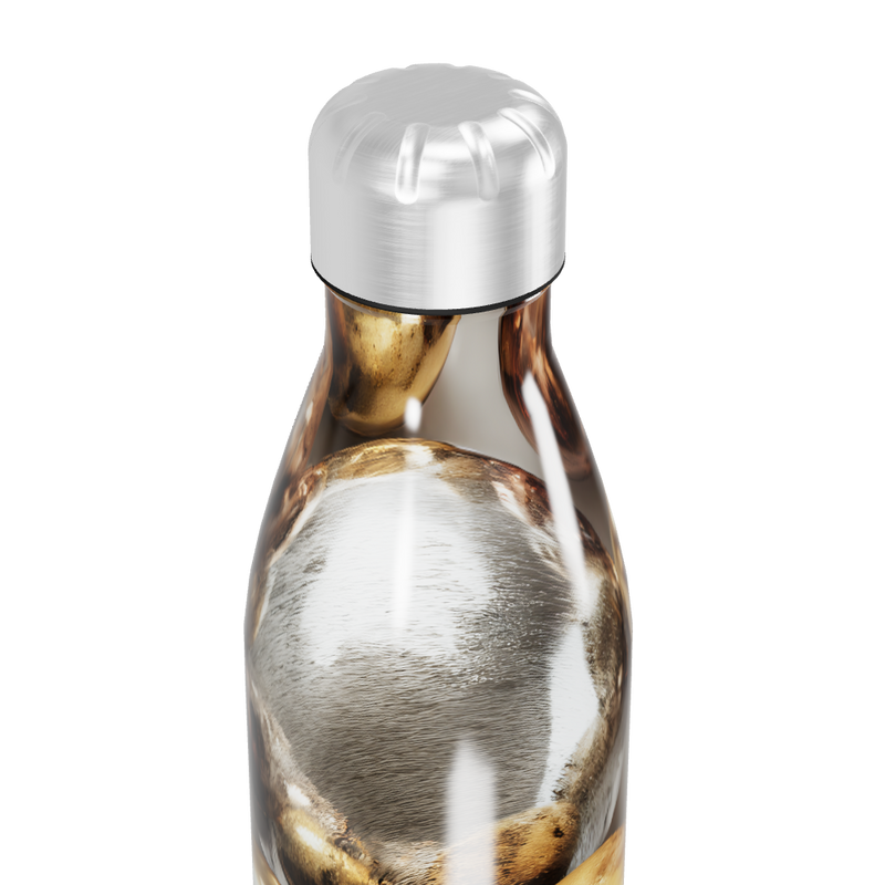 Garrafa Inox - Estampa Metálica Colorida