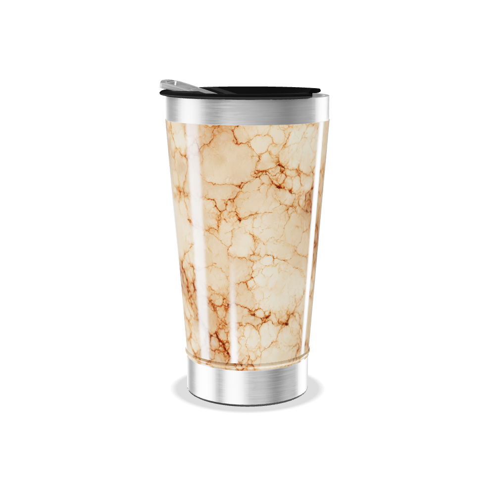 Copo Térmico - Mármore Bege Inox