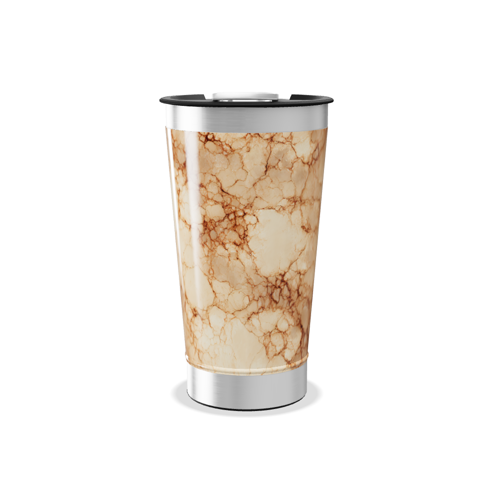 Copo Térmico - Mármore Bege Inox