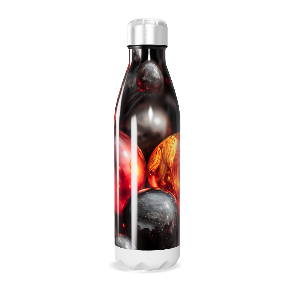 Garrafa Inox - Estampa Abstrata Colorida