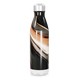 Garrafa Inox - Estampa Abstrata Preto e Bronze