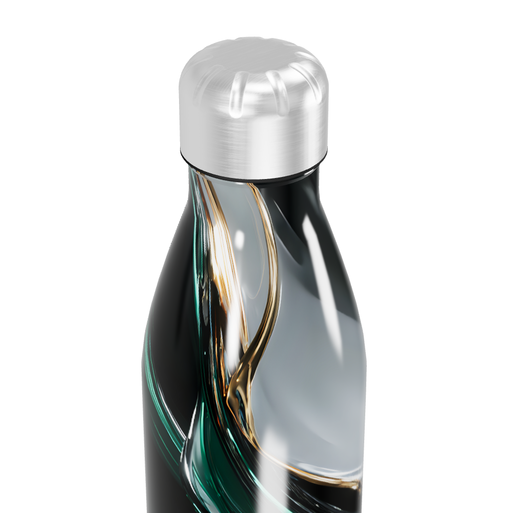 Garrafa Inox - Estampa Abstrata Colorida