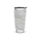 Copo Térmico - Estampa Mármore Branco