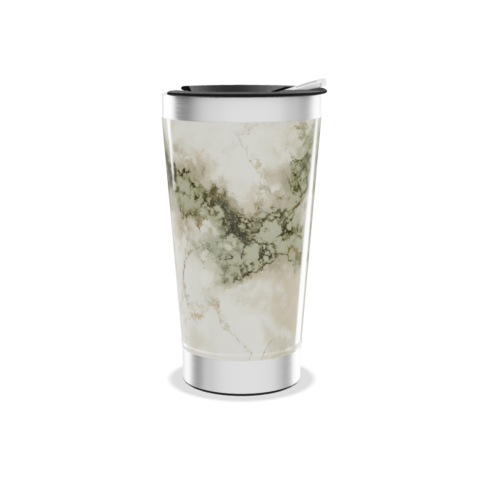 Copo Térmico - Mármore Verde Inox