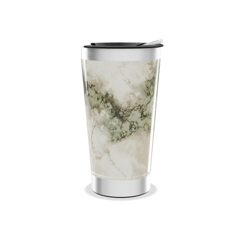 Copo Térmico - Mármore Verde Inox
