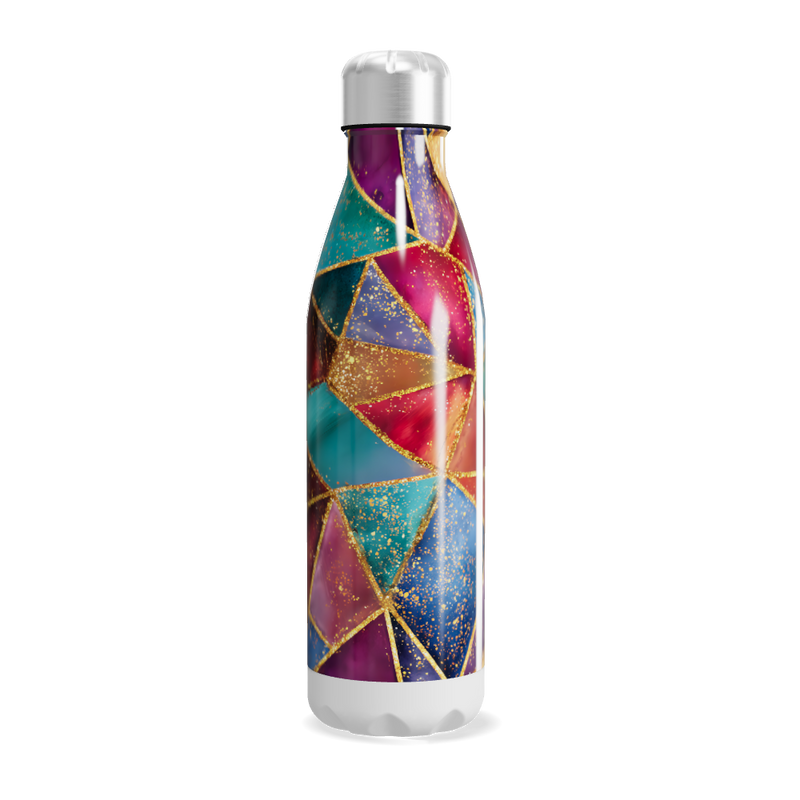 Garrafa Inox - Geométrica Colorida 750ml