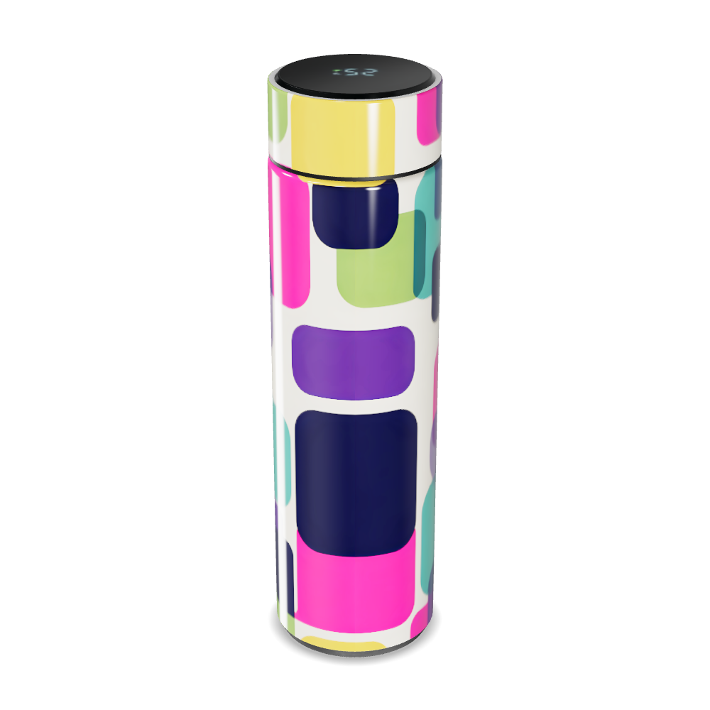 Garrafa Térmica Touch - Estampa Colorida