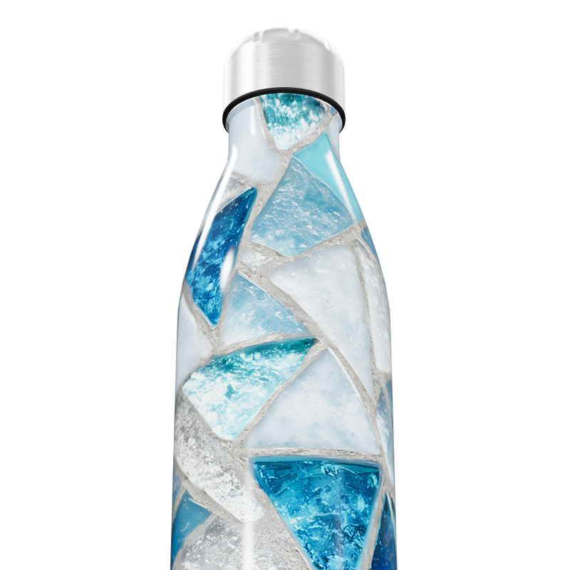 Garrafa Inox - Azul Mosaico