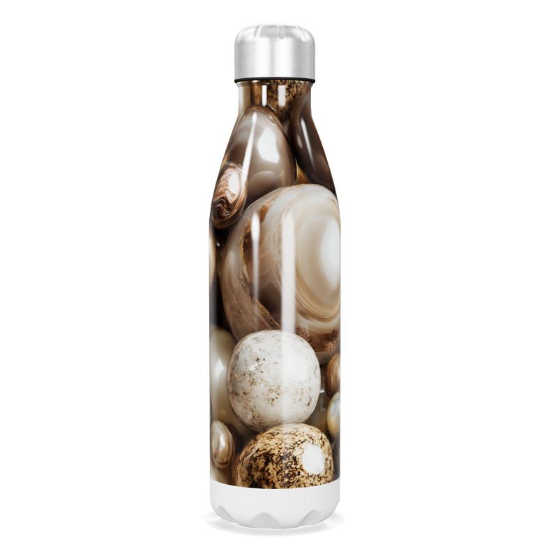 Garrafa Inox - Estampa Pedras Naturais