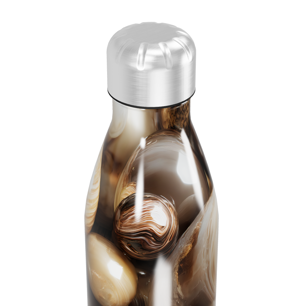 Garrafa Inox - Estampa Pedras Naturais