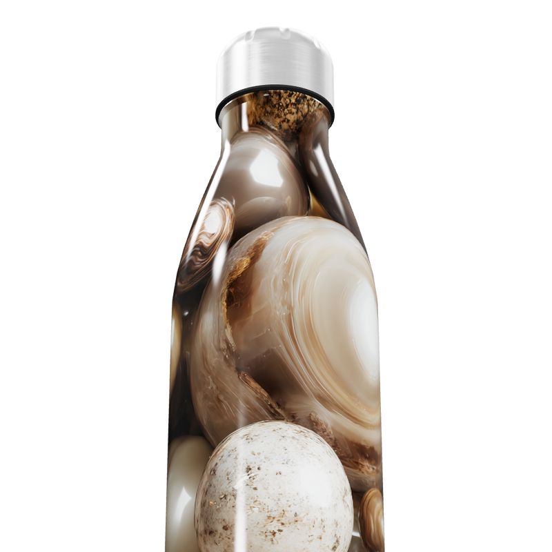 Garrafa Inox - Estampa Pedras Naturais