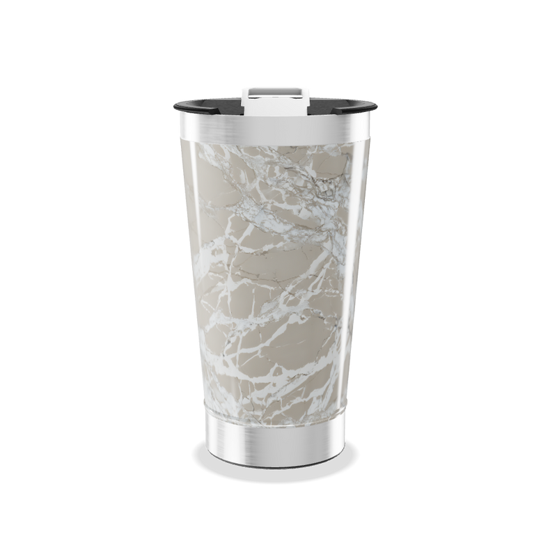 Copo Térmico - Estampa Mármore Bege