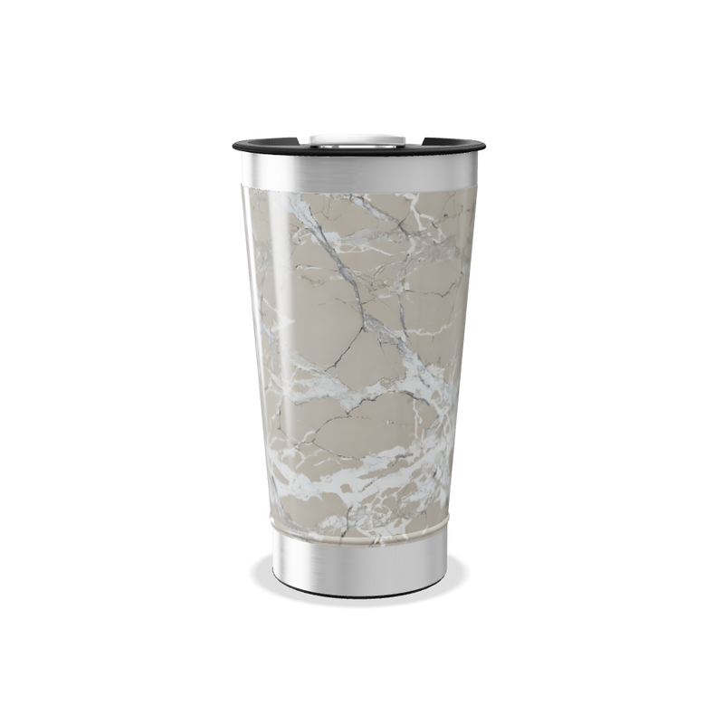 Copo Térmico - Estampa Mármore Bege