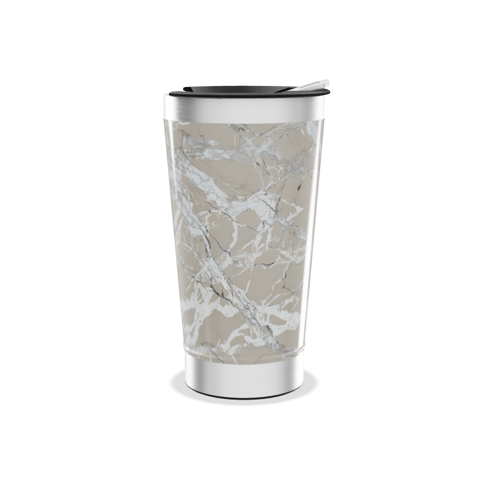 Copo Térmico - Estampa Mármore Bege