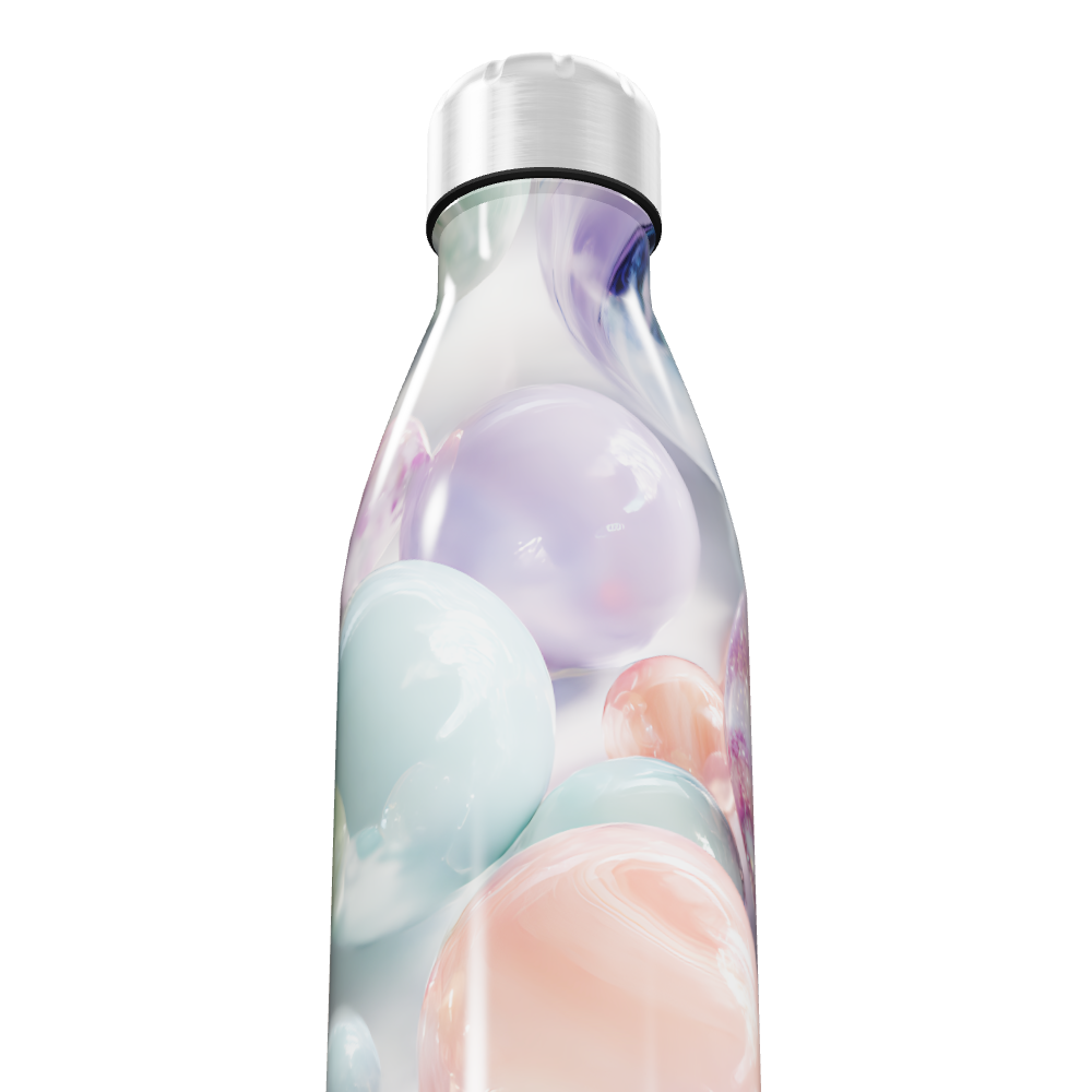Garrafa Inox Bolhas Coloridas