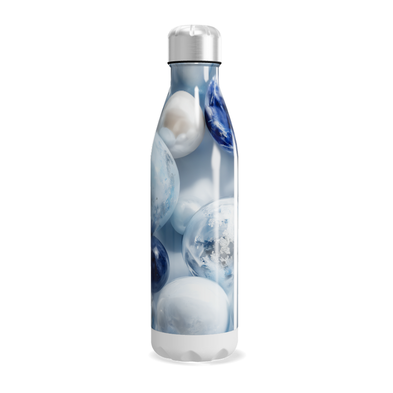 Garrafa Inox - Estampa Gelo Azul