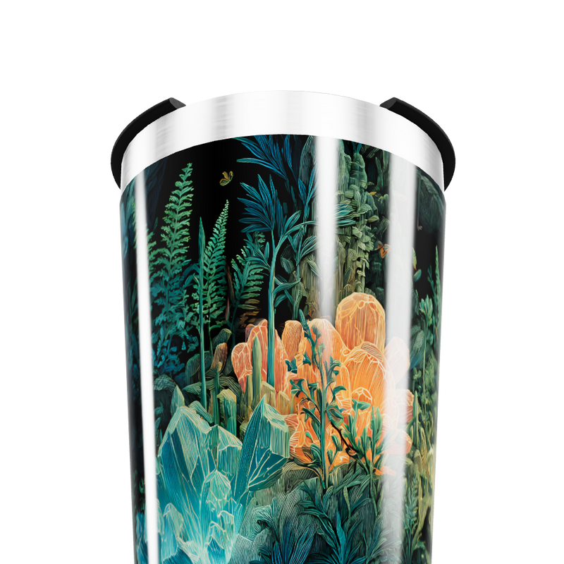 Copo Térmico - Estampa Tropical Colorida