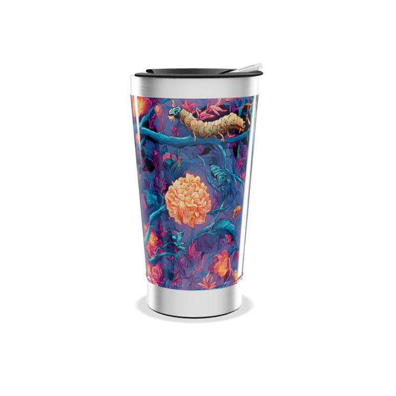 Copo Térmico - Estampa Floral Colorida