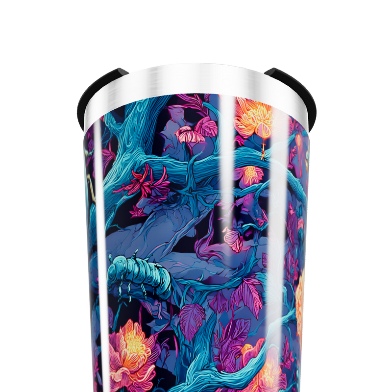 Copo Térmico - Estampa Floral Colorida