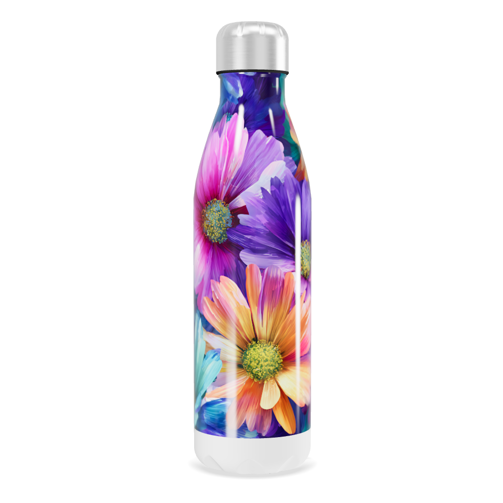 Garrafa Inox - Estampa Floral Colorida